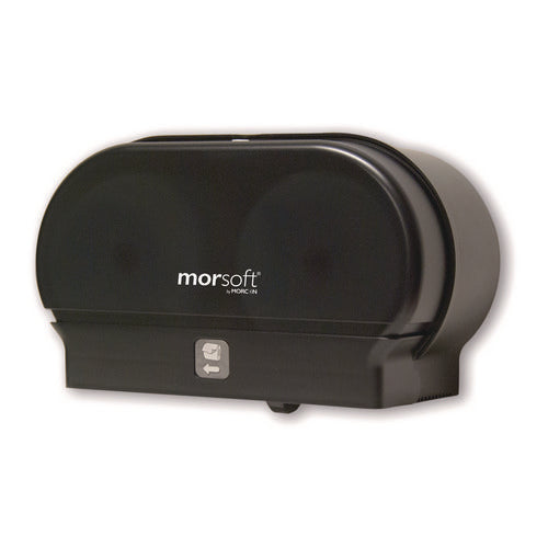 Morcon Tissue MOR M1005-8 Morsoft Plastic Small Core Tissue Dispenser, 11.5" X 6.5", Black