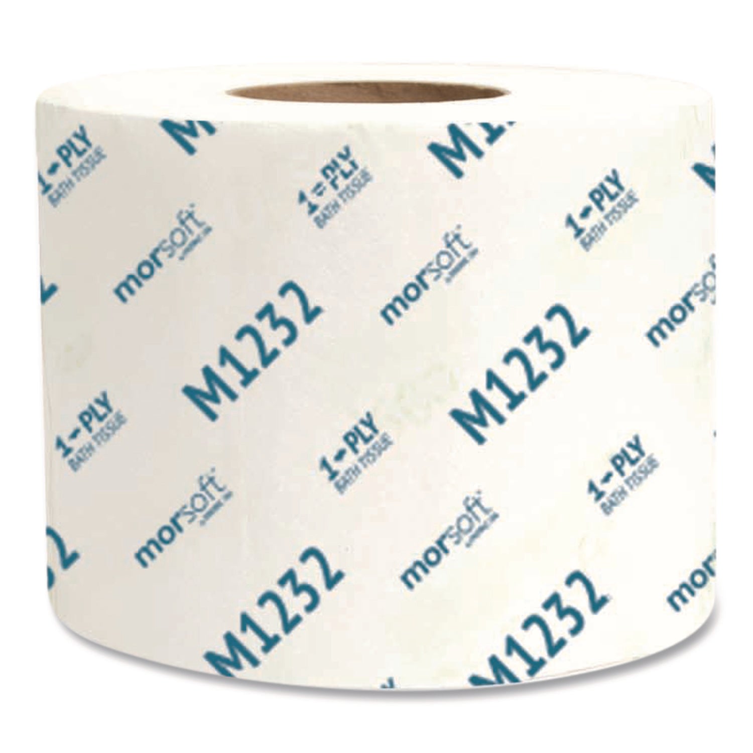 Morcon Tissue M1232 Morsoft Controlled Bath Tissue, Septic Safe, 1-Ply, White, 1,200 Sheets/Roll, 48 Rolls/Carton