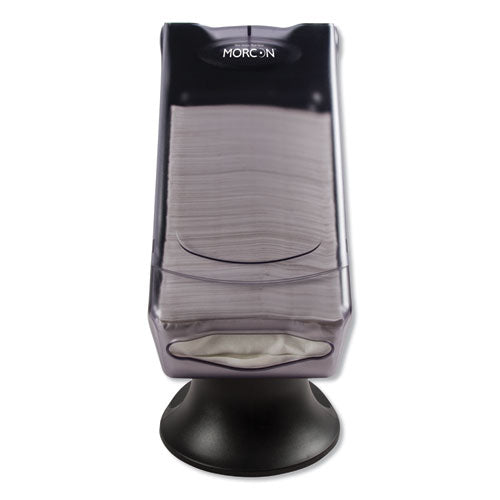 Morcon Tissue NT555 Valay Tower Napkin Dispenser, 8 X 17.25 X 13, Transparent Black