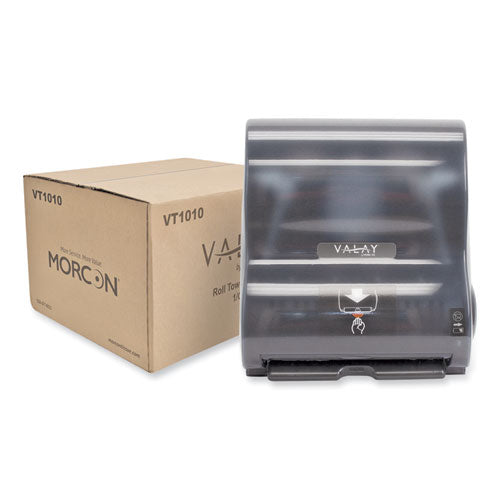 Morcon Tissue VT1010 Valay 10 Inch Roll Towel Dispenser, 13.25 X 9 X 14.25, Black
