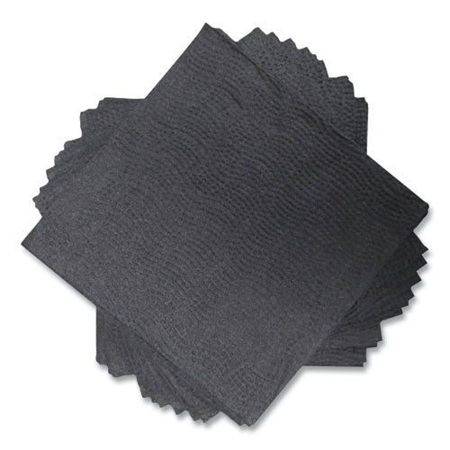 Morcon Tissue VT522 Morsoft Beverage Napkins, 2-Ply, 9 x 9.5, Black, 1,000/Carton