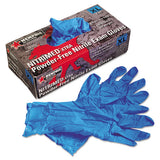 MCR Safety 6012XL Nitri-Med Disposable Nitrile Gloves, Blue, X-Large, 100/box