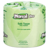 Marcal PRO 3001 100% Recycled Bathroom Tissue, Septic Safe, 2-Ply, White, 240 Sheets/Roll, 48 Rolls/Carton