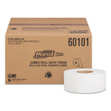 Marcal PRO 60101 100% Recycled Bathroom Tissue, Septic Safe, 2-Ply, White, 3.3" x 1,000 ft, 12 Rolls/Carton