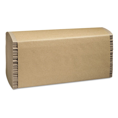 Marcal PRO P200N 100% Recycled Folded Paper Towels, Multi-Fold, 1-Ply, 9.5 x 9.25, Natural, 250/Pack, 16 Packs/Carton