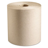 Marcal PRO P728N 100% Recycled Hardwound Roll Paper Towels, 1-Ply, 7.88" x 800 ft, Natural, 6 Rolls/Carton