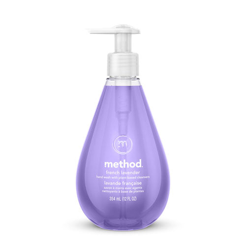 Method MTH00031 Gel Hand Wash, French Lavender, 12 Oz Pump Bottle, 6/carton