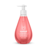 Method MTH00039 Gel Hand Wash, Pink Grapefruit, 12 oz Pump Bottle, 6/Carton