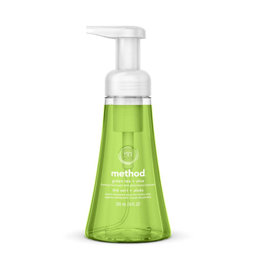 Method 00362 Foaming Hand Wash, Green Tea And Aloe, 10 Oz Pump Bottle