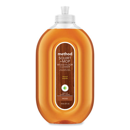 Method 817939005620 Squirt + Mop Wood Floor Cleaner, Almond Scent, 25 Oz Squirt Bottle