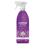 Method MTH01454 Antibac All-Purpose Cleaner, Wildflower, 28 Oz Spray Bottle, 8/carton