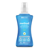 Method 318025 Laundry Detergent, Fresh Air Scent, 53.5 oz Bottle, 4/Carton