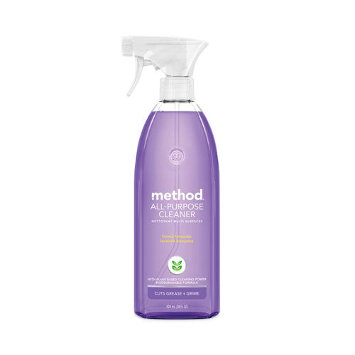 Method 377448 All-Purpose Cleaner, French Lavender, 28 Oz Spray Bottle