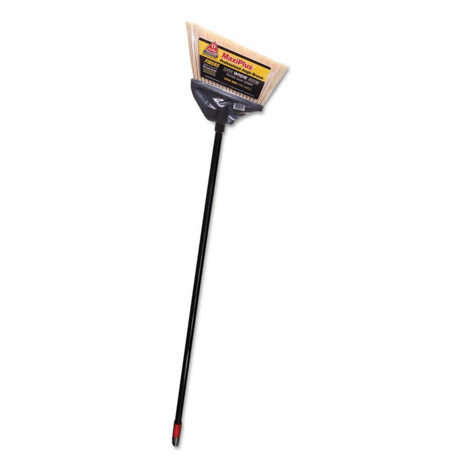 O-Cedar Commercial 91351 Maxiplus Professional Angle Broom, 51" Handle, Black