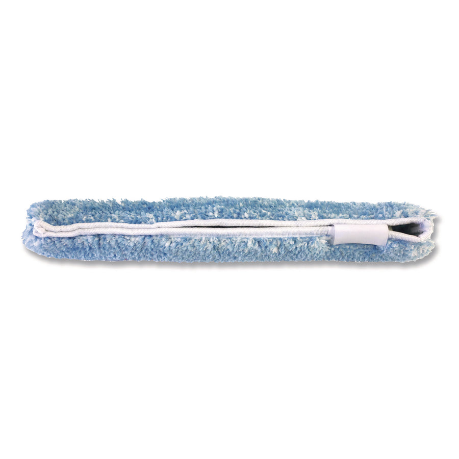 Nexstep Commercial Products 96154-R MaxiPlus Combo Window Washer and Squeegee Microfiber Replacement Sleeve, 15.5" Wide, Blue