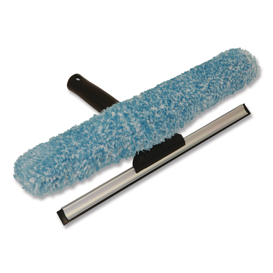 Nexstep Commercial Products 96154-S MaxiPlus Combo Window Washer and Squeegee, 12" Wide Blade, 8.5" Handle