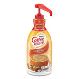 Coffee Mate 12039865 Liquid Coffee Creamer, Hazelnut, 1500ml Pump Bottle