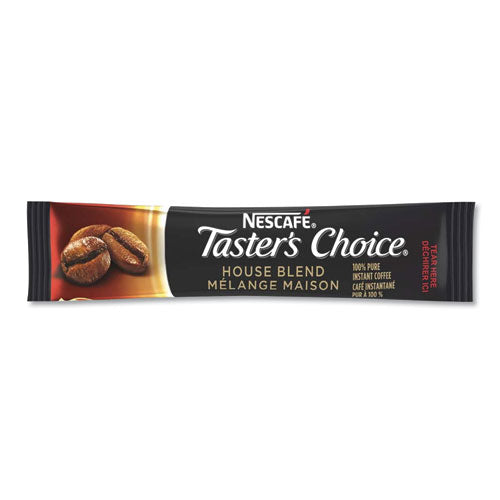 Nescafé 12303916 Taster's Choice House Blend Instant Coffee, 0.1oz Stick, 6/box, 12box/carton