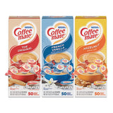 Coffee Mate 12408209 Liquid Coffee Creamer, French Vanilla/hazelnut/original, 0.38 Oz Mini Cups, 150 Cups/carton