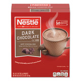 Nestlé 12096919 Hot Cocoa Mix, Dark Chocolate, 0.71 Oz, 50/box