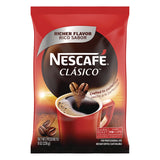 Nescaf 00028000709488 Clasico Dark Roast Instant Coffee, 8 oz Pouch