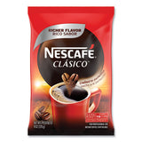 Nescafé 12524962 Clasico Dark Roast Instant Coffee, 8 oz, 12/Carton