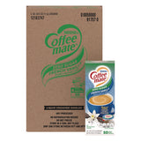 Coffee Mate 12183747 Liquid Coffee Creamer, Sugar Free French Vanilla, 0.38 oz Mini Cups, 50/Box, 4 Boxes/Carton, 200 Total/Carton