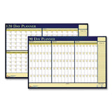 Abilityone 7520-01-207-4057 7520012074057, SKILCRAFT 30-Day Non-Dated Erasable Flexible Planner, 36 x 24, White/Yellow/Blue Sheets