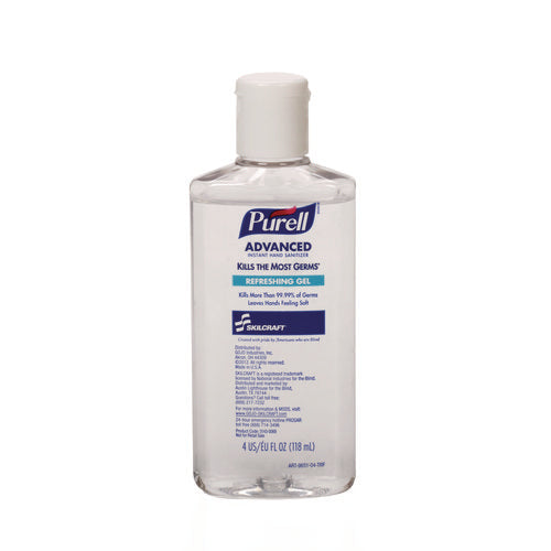 Abilityone 8520-01-490-7358 8520014907358, SKILCRAFT PURELL Advanced Hand Sanitizer, Refreshing Gel Scent, 4 oz, 24/Box