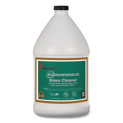 Abilityone 7930-01-555-3384 7930015553384, SKILCRAFT Spartan BioRenewables Glass Cleaner, 1 gal Bottle, 4/Carton