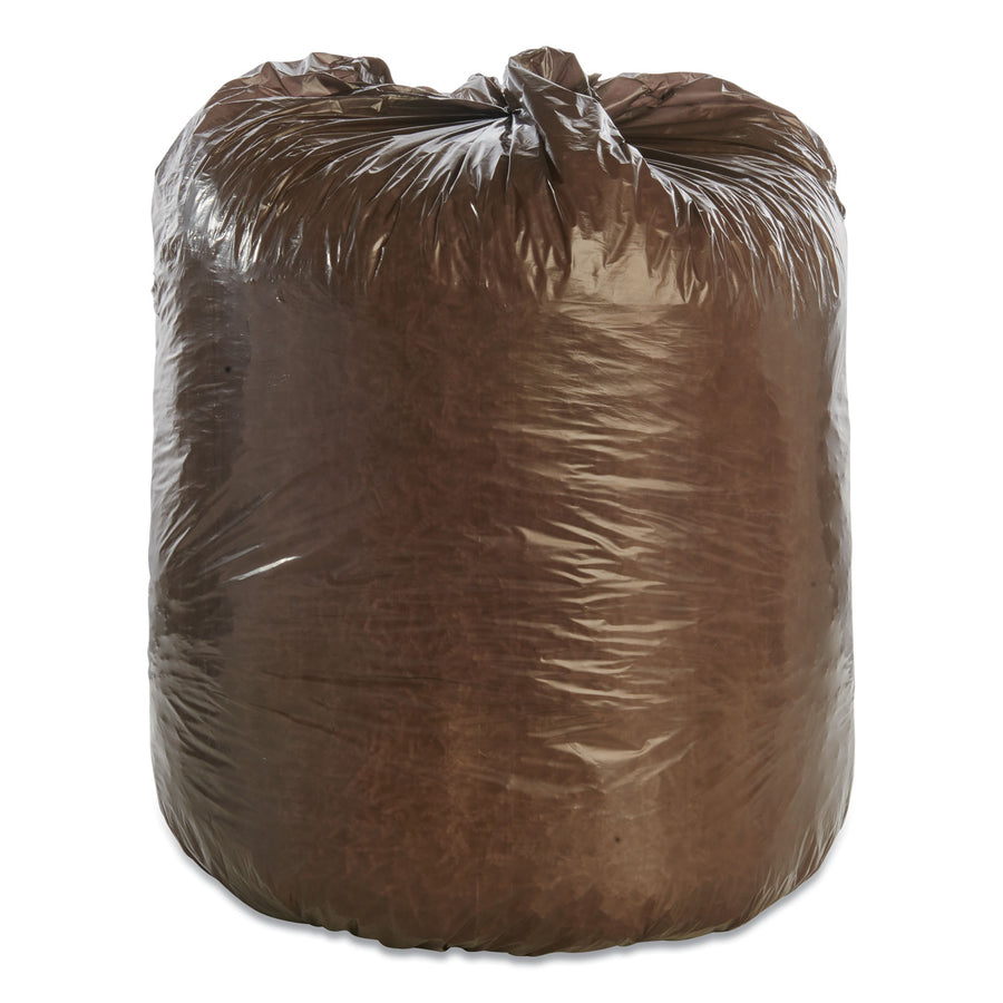Abilityone 8105-01-560-4930 8105015604930, SKILCRAFT Controlled Life Cycle Bags, 30 gal, 0.8 mil, 30" x 36", Brown, 30/Box